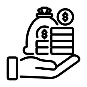 Cash Payment, Cash, Payment, Money, Income, Earning  icon