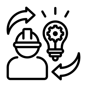 Creative Worker, Creative, Worker, Skill, Smart, Idea icon