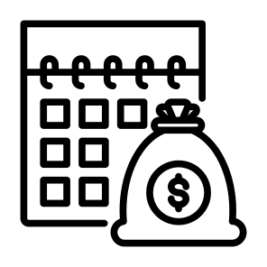 Salary Day, Payday, Payment, Salary, Calendar, Schedule icon