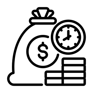 Time Payment, Time, Pay, Payment, Salary, Wage icon