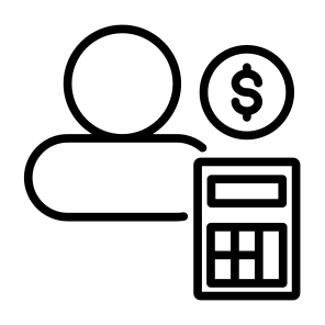 Accountant, Accounting, Financial, Business, Professions And Jobs  icon