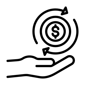 Cash Flow, Money, Economy, Payment, Refund  icon