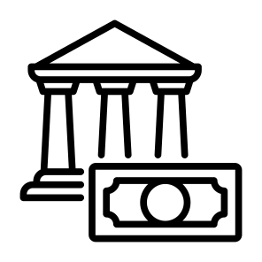 Deposit, Bank, Cash, Saving Money, Savings  icon