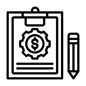 Management, Budget, Report, Clipboard, Money  icon