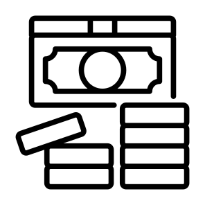 Money Stack, Banknotes, Currency, Cash, Money  icon