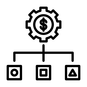 Cost Allocation, Cost, Allocation, Money, Budget, Allocate icon