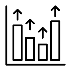 Market Increase, Market, Increase, Stock Market, Growth, Gdp   icon
