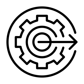 Output, Go Out, Process, Operation, Running, System icon