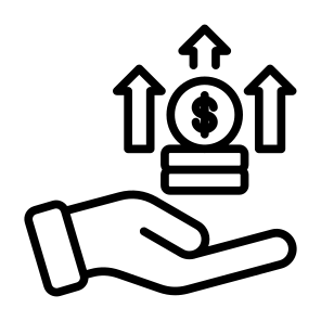 Profit Increase, Profit, Increase, Finance, Growth, Money icon