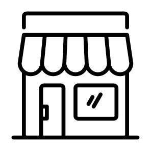 Store, Merchant, Shop, Retail, Commerce, Building icon