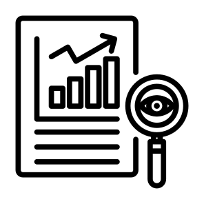Transparency Report, Transparency, Audit, Data, Vision, Analysis icon