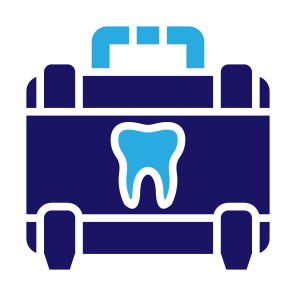 Dental Kit, Dental Care, Emergency, Medicine, Medical Kit, First Aid Kit  icon