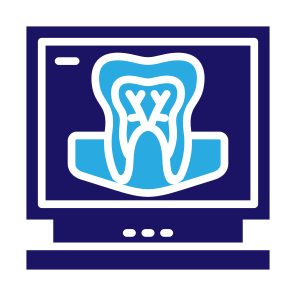 Dental Xray, Tooth, X Ray, Dental, Checkup, Monitor icon