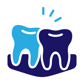 Tooth Overlapping, Tooth, Dental, Overlapping, Crowded, Teeth icon