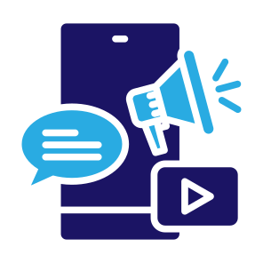 Advertisement, Social Media, Marketing,  Megaphone, Advertising, Promotion icon