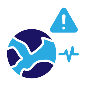 Earthquake, Warning, Attention, Earth, Disaster, Damage,  icon