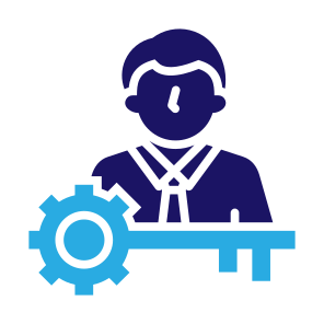 Key Person, People, Human, Key,  User, Management icon