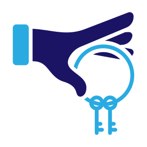 Lease, Passkey, Key, Access, Hand, Rent icon