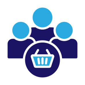 Consumer, User, Commerce, Shopping, Marketing icon