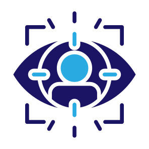 Eye, Tracking, Sensor, Technology, Virtual Reality icon
