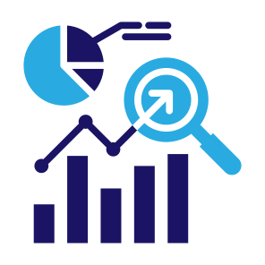 Market, Research, Analysis, Analytics, Pie Chart icon