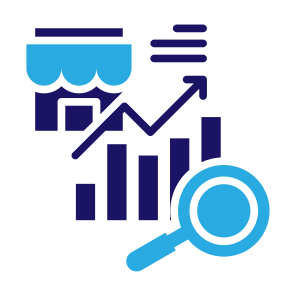 Market, Research, Store, Sales, Statistics icon