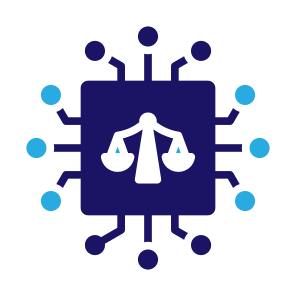 Ai Ethic, Ethical, Law, Balance, Chip, Technology icon