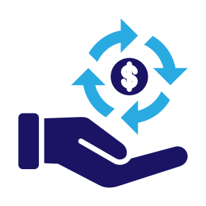 Cash, Cash Flow, Money Flow, Rotation, Money, Process, Cycle icon