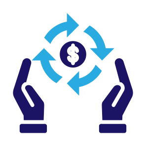 Cash Flow, Money Flow, Rotation, Money, Process, Cycle icon