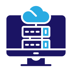 Cloud Server, Cloud Storage, Cloud Data, Hosting, Server, Server Storage icon
