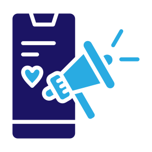 Digital Marketing, Digital, Marketing, Multimedia, Social Media, Promotion   icon