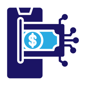 Digital Money, Digital, Money, Technology, Digital Currency, Digital Payment icon