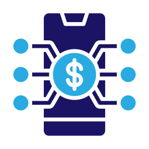 Digital Payment, Digital Money, Digital, Money, Technology, Digital Currency icon