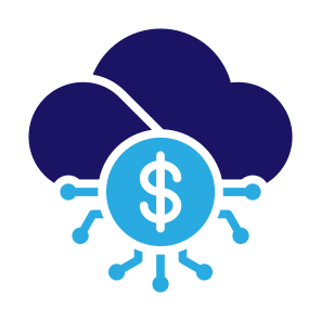 Mining, Cloud Mining, Cloud, Digital Money, Digital Currency, Fintech, Technology  icon