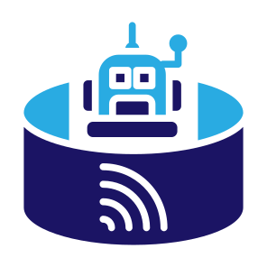 Virtual Reality, Metaverse, Simulation, Augmented Reality, Robotics, Technology icon