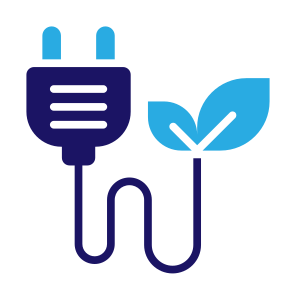 Eco Energy, Green Energy, Green Power, Ecology, Electrical, Plug, Power icon