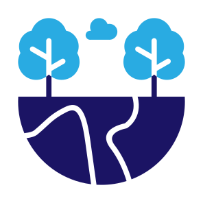 Green Earth, Forest, Sustainable, Nature, Tree, World, Planet Earth icon