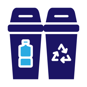 Recycle, Garbage, Sort, Trash, Bottle, Plastic, Bin icon