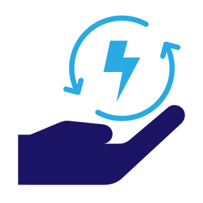 Renewable Energy, Electricity, Energy Saving, Energy, Recycle, Recycling, Ecology, Environment icon