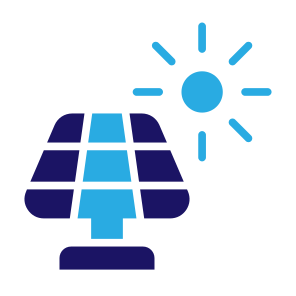 Solar Panel, Power, Solar Energy, Solar, Sun, Renewable Energy, Power Industry, Technology, Nature, Ecology And Environment, Ecological icon