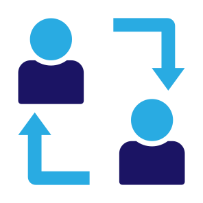 Change, Exchange, Reference, People, Networking icon