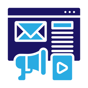 Content Marketing, Email, Marketing,  Advertising, Online Marketing icon