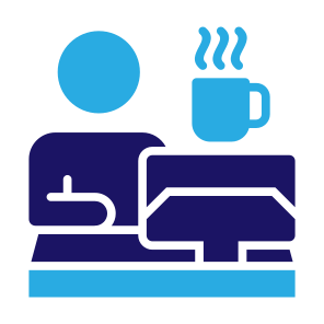 Freelancer, Computer, User, Professions And Jobs, Digital Nomad icon