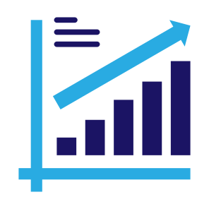Growth, Chart, Statistics, Bar Graph, Line Graph icon