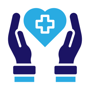 Healthcare, Heart, Hand Gesture, Insurance, Healthcare And Medical  icon