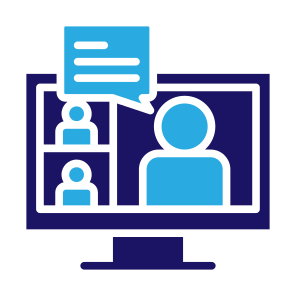 Online Communication, Online Meeting, Conference, User, Communications icon