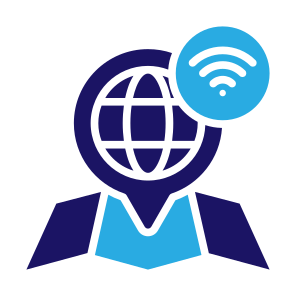 Wireless Network, Global, Job, Placeholder, Maps And Location  icon