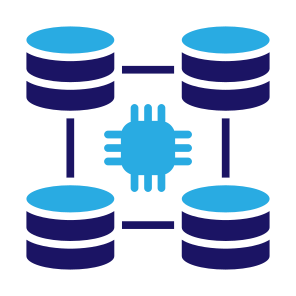 Big Data, Computing, Data Storage, Chip, Server, Storage   icon