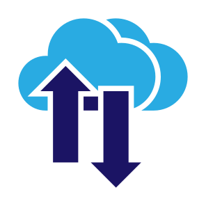 Cloud Transfer, Cloud Computing, Cloud, Data Transfer, Cloud Storage, Cloud Data   icon
