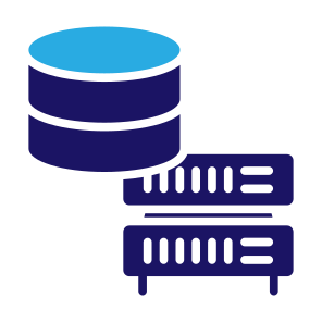 Database Storage, Database, Storage, Server, Technology, Hosting icon